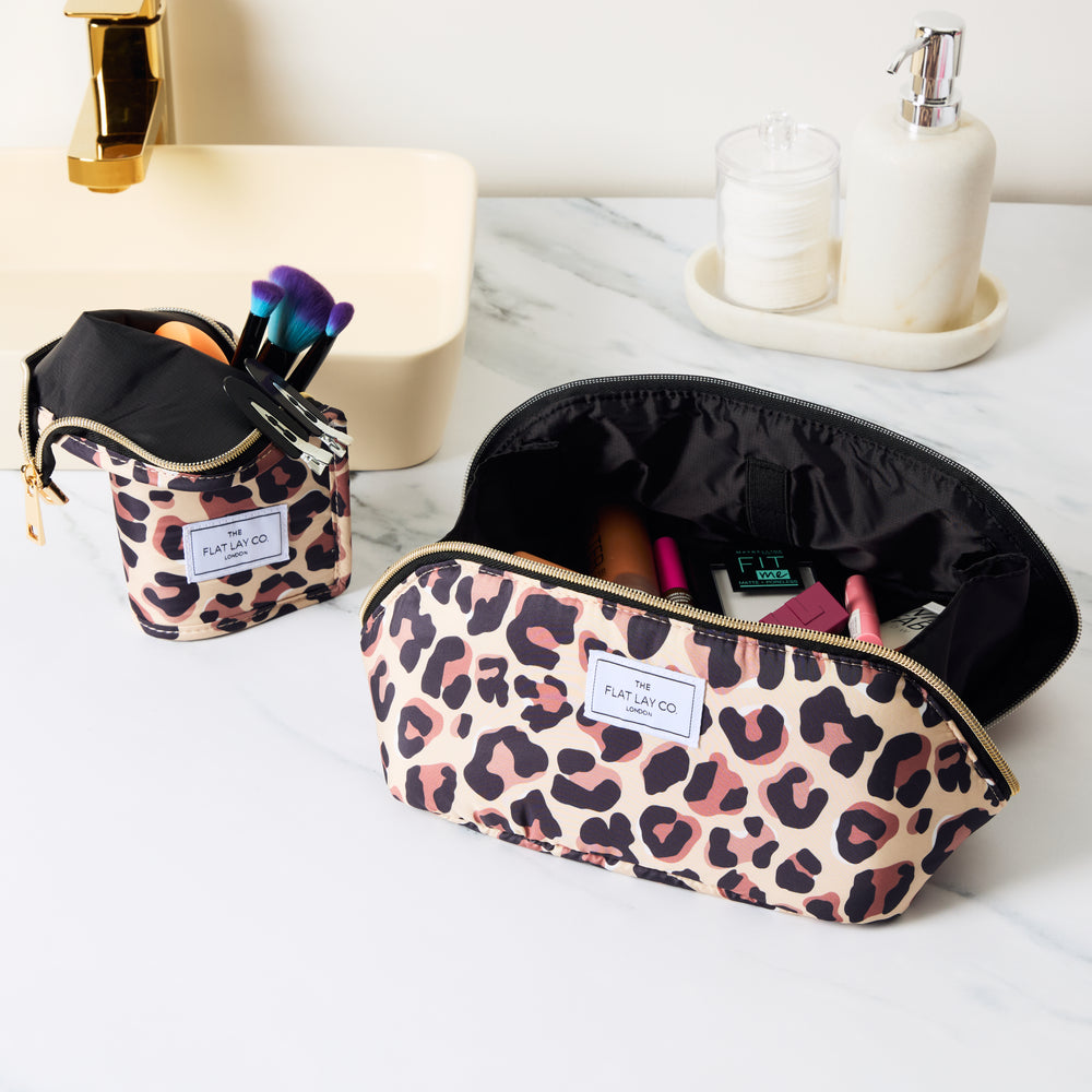Pinsel-Etui - Leopardenmuster