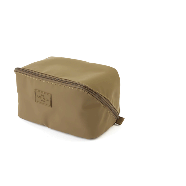 Men's Flat Lay Toiletry Carry - Khaki Green