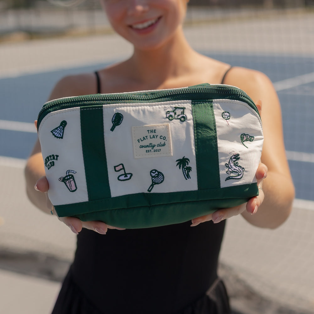 Box-Form Kosmetiktasche - Country Club