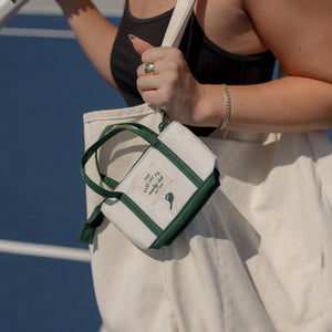 Mini Keyring Tote - Country Club