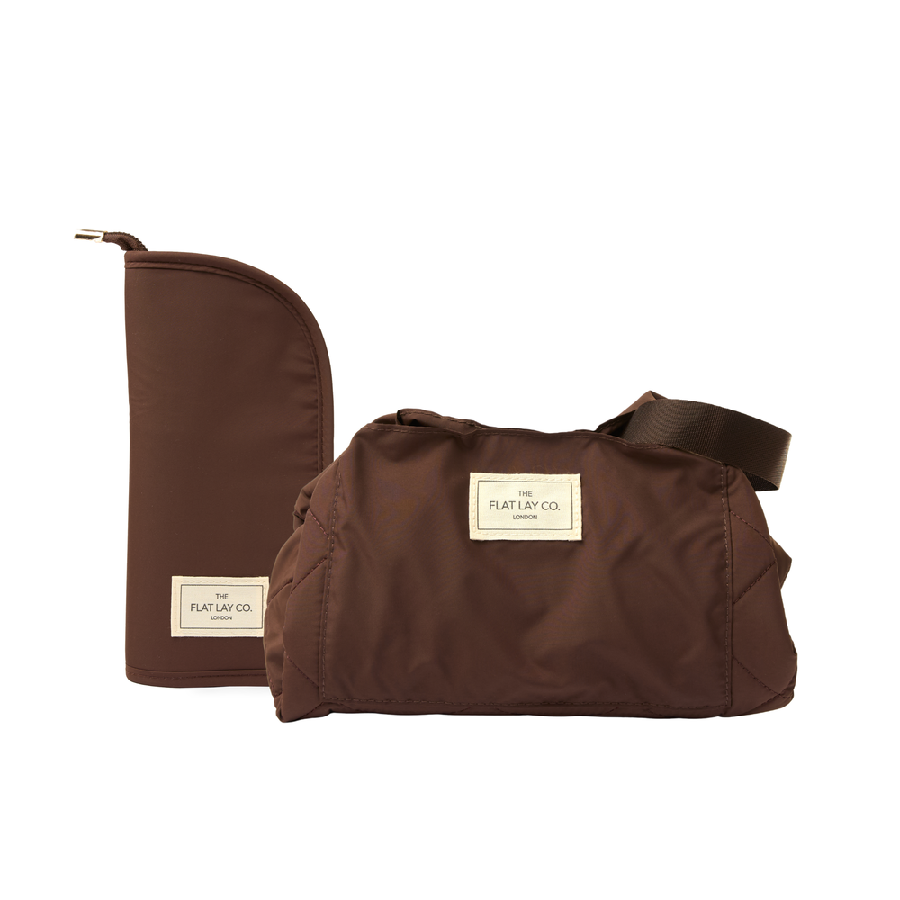 Drawstring & Pinsel-Case Set - Espresso