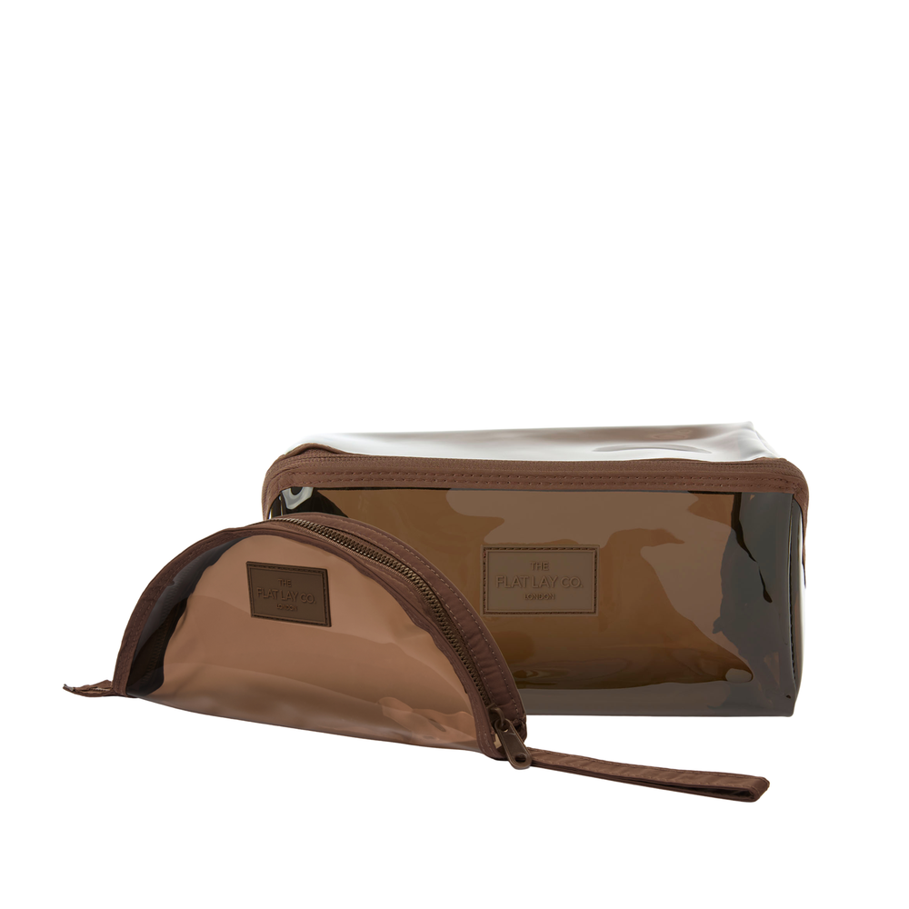 Jelly Box Bag & Lunar Täschchen-Set - Espresso
