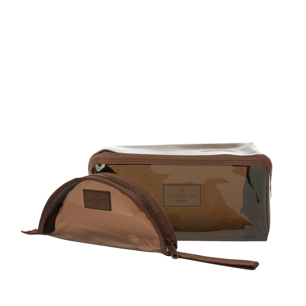 Jelly Box Bag & Lunar Täschchen-Set - Espresso