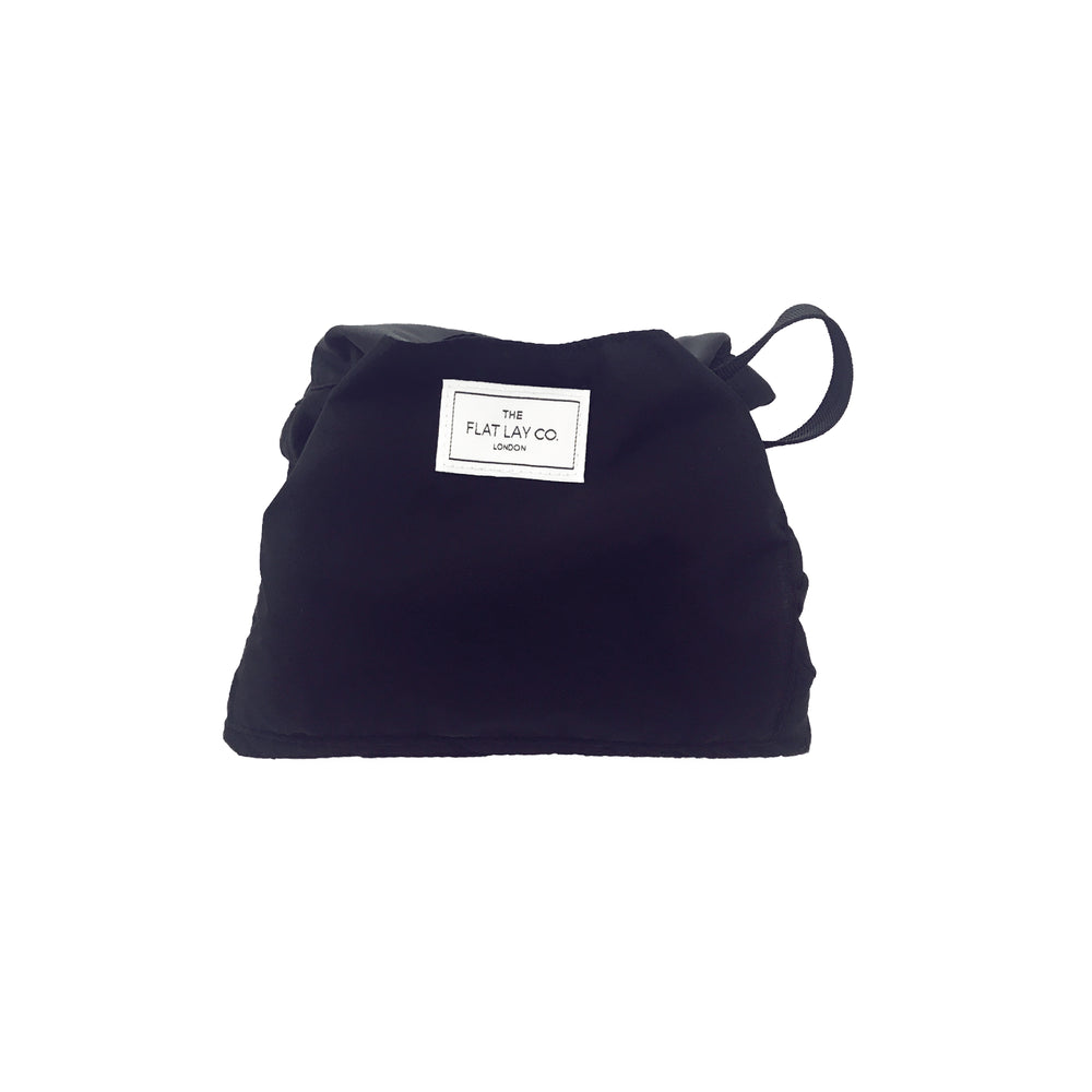 Drawstring Kosmetiktasche - Schwarz