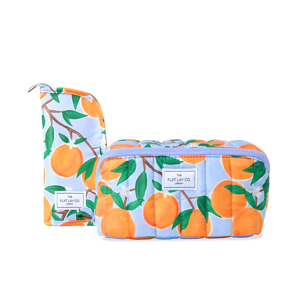 Marshmallow Box Bag & Pinsel-Case Set - Orangen