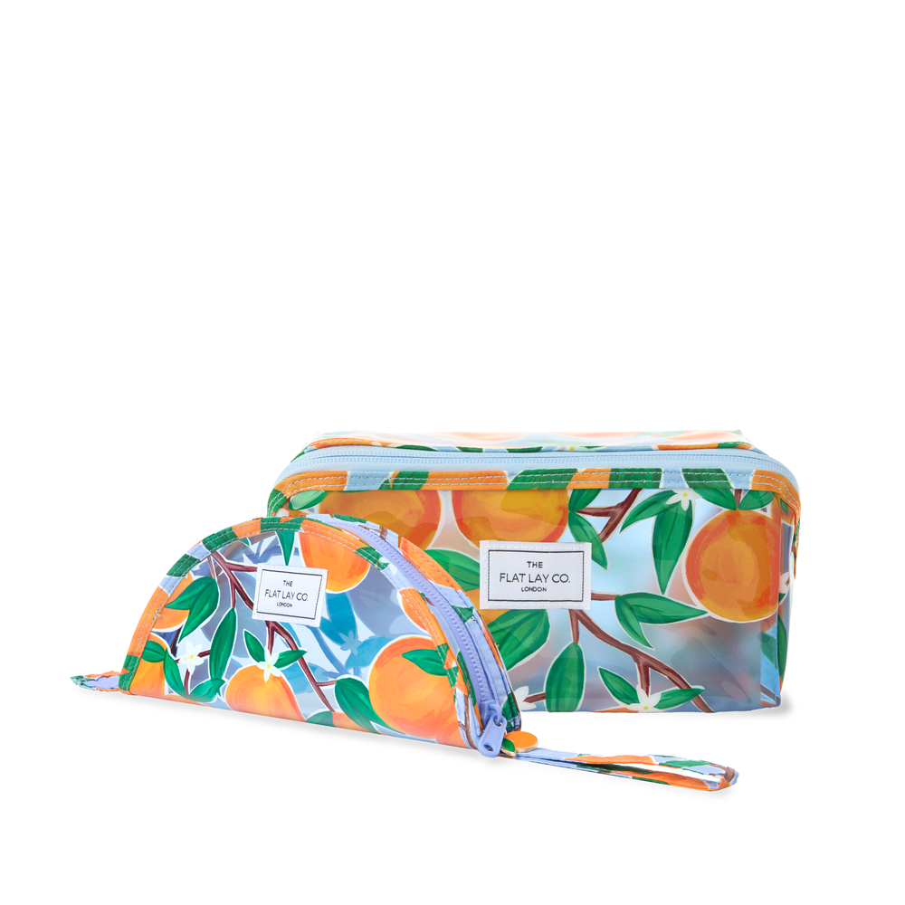 Jelly Box Bag & Lunar Täschchen-Set - Orangen