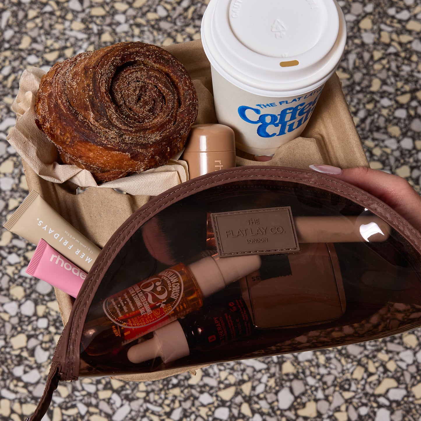 Jelly Lunar Schminktäschchen - Espresso
