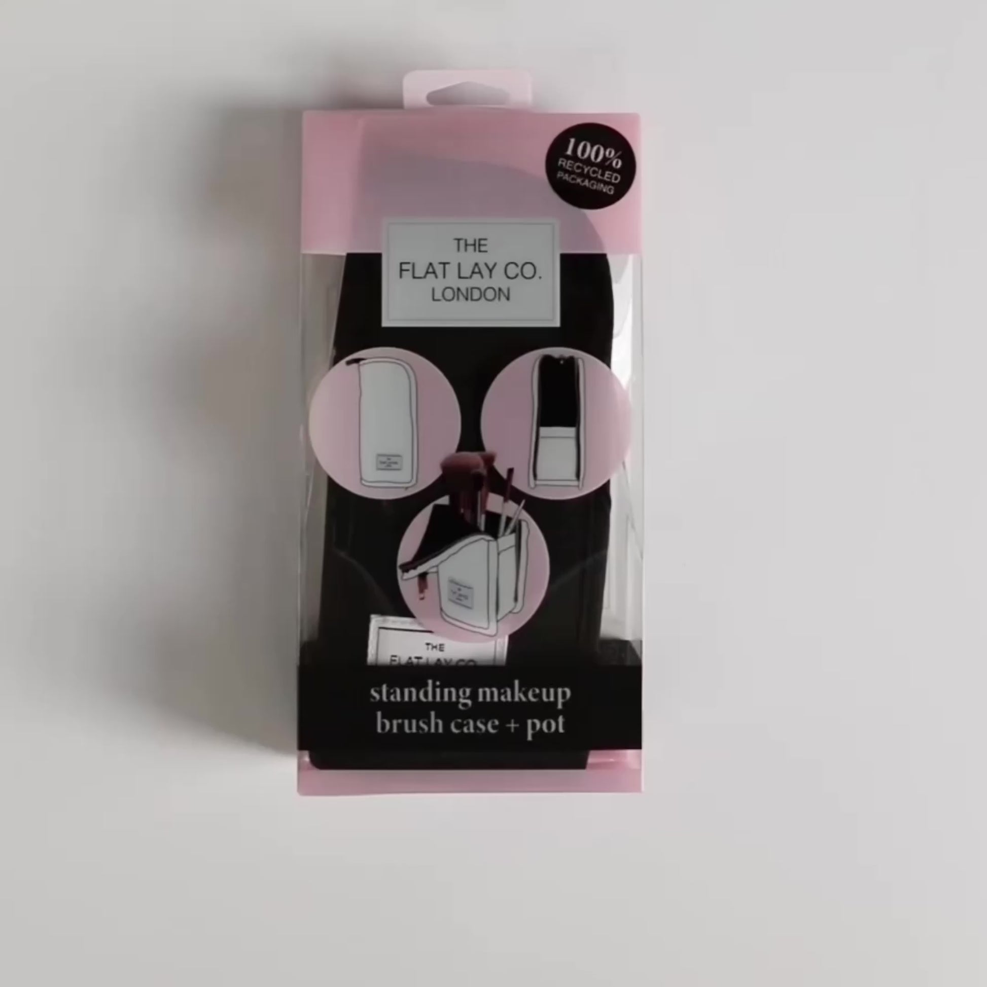 Classic Black Standing Brush Case 