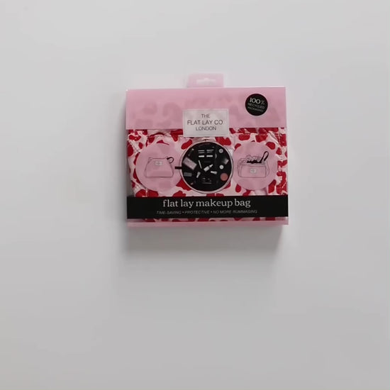 Forms Drawstring Flat Lay Makeup Bag