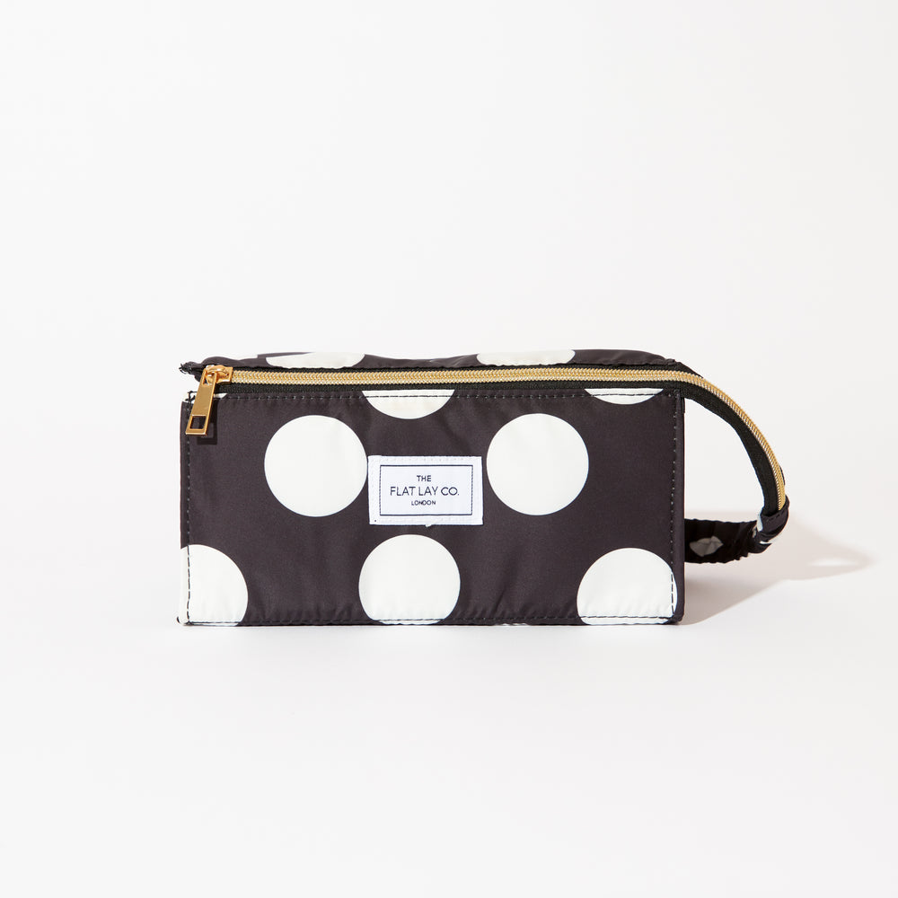 Double Spots Flat Lay Makeup Box Bag