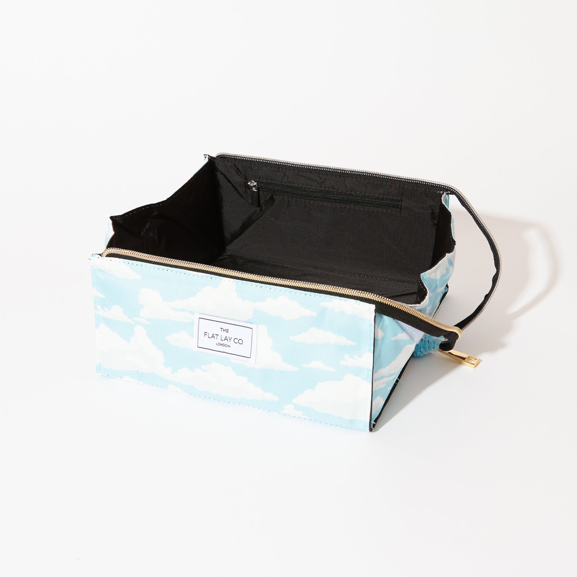 Clouds Flat Lay Makeup Box Bag