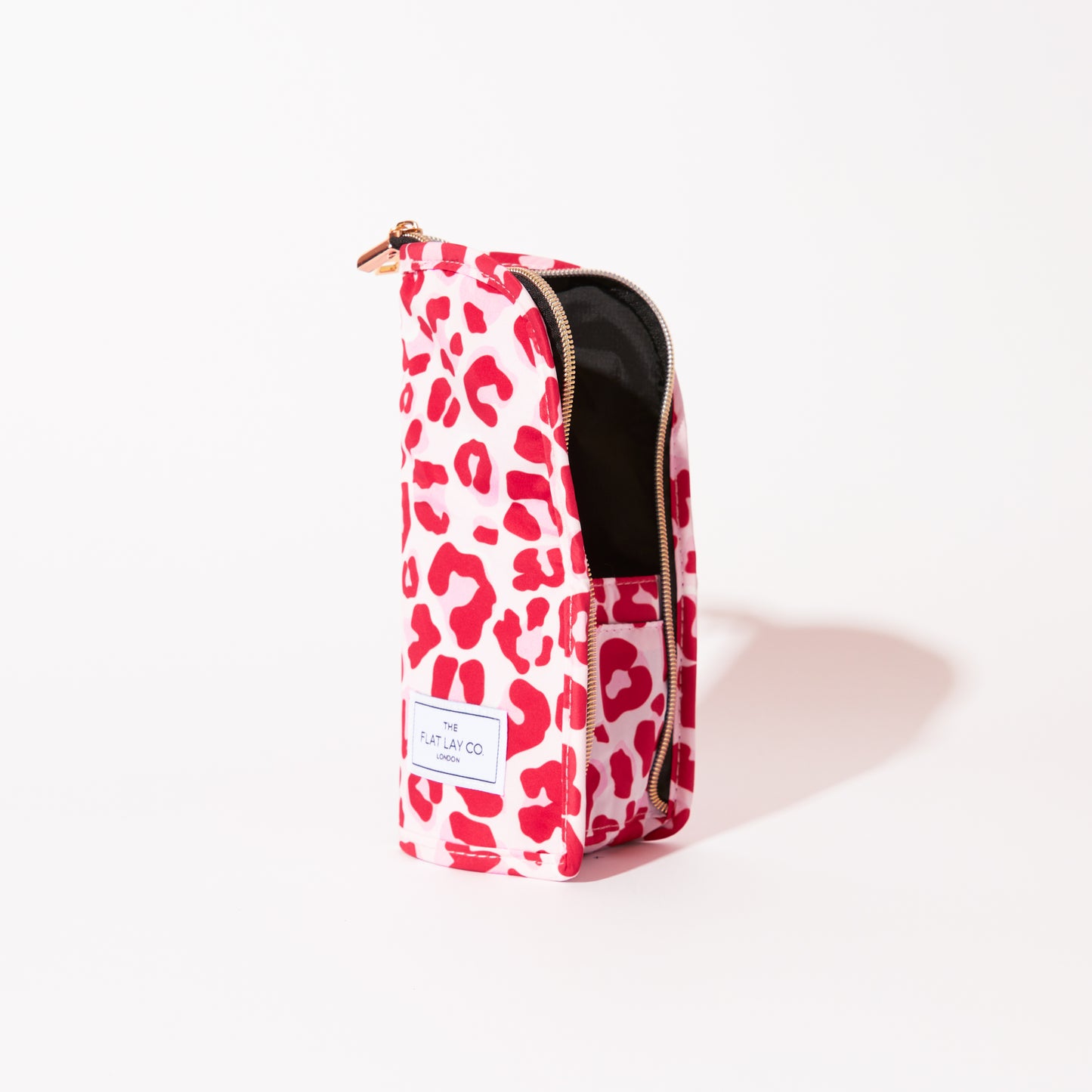 Pink Leopard Standing Brush Case