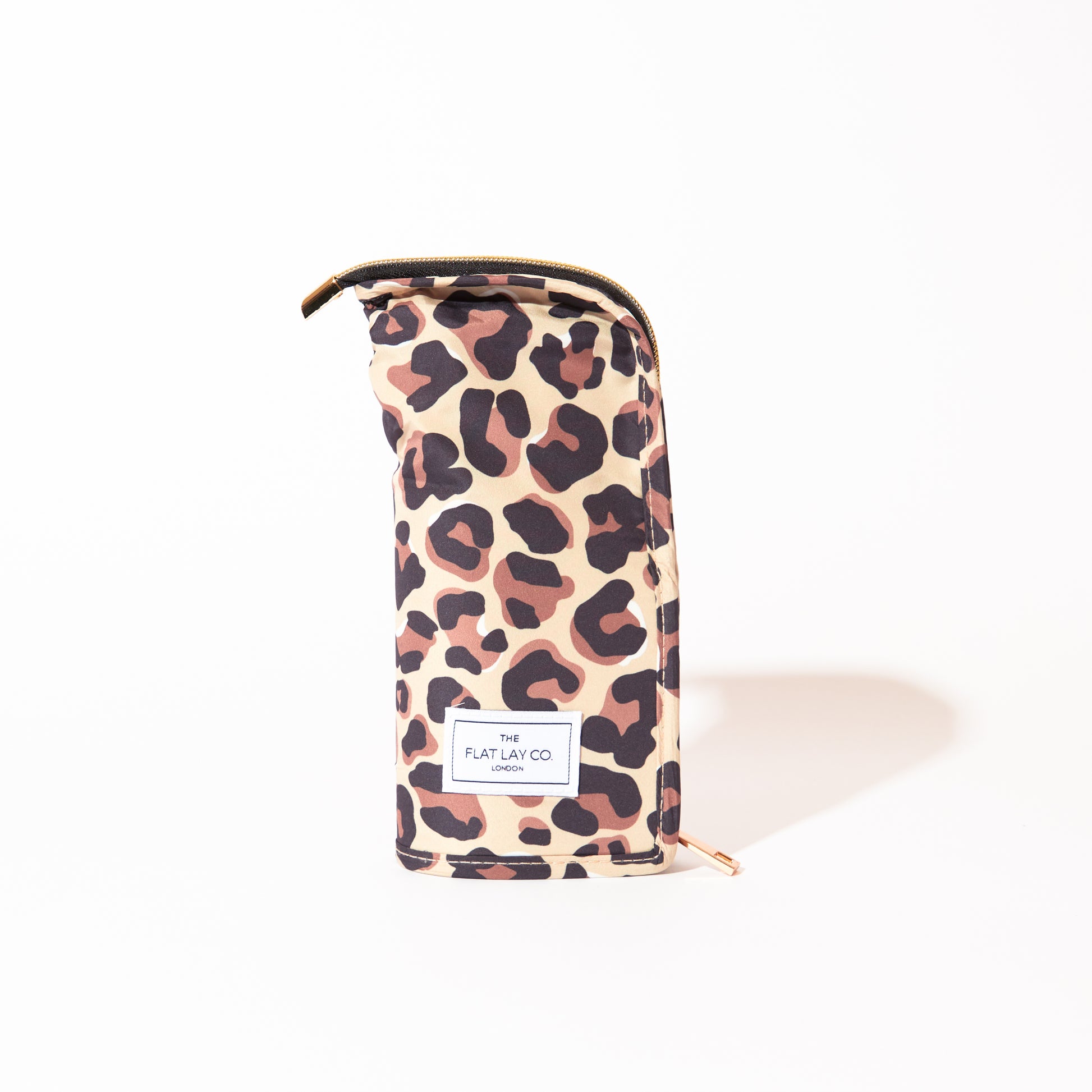 Leopard Print Standing Brush Case
