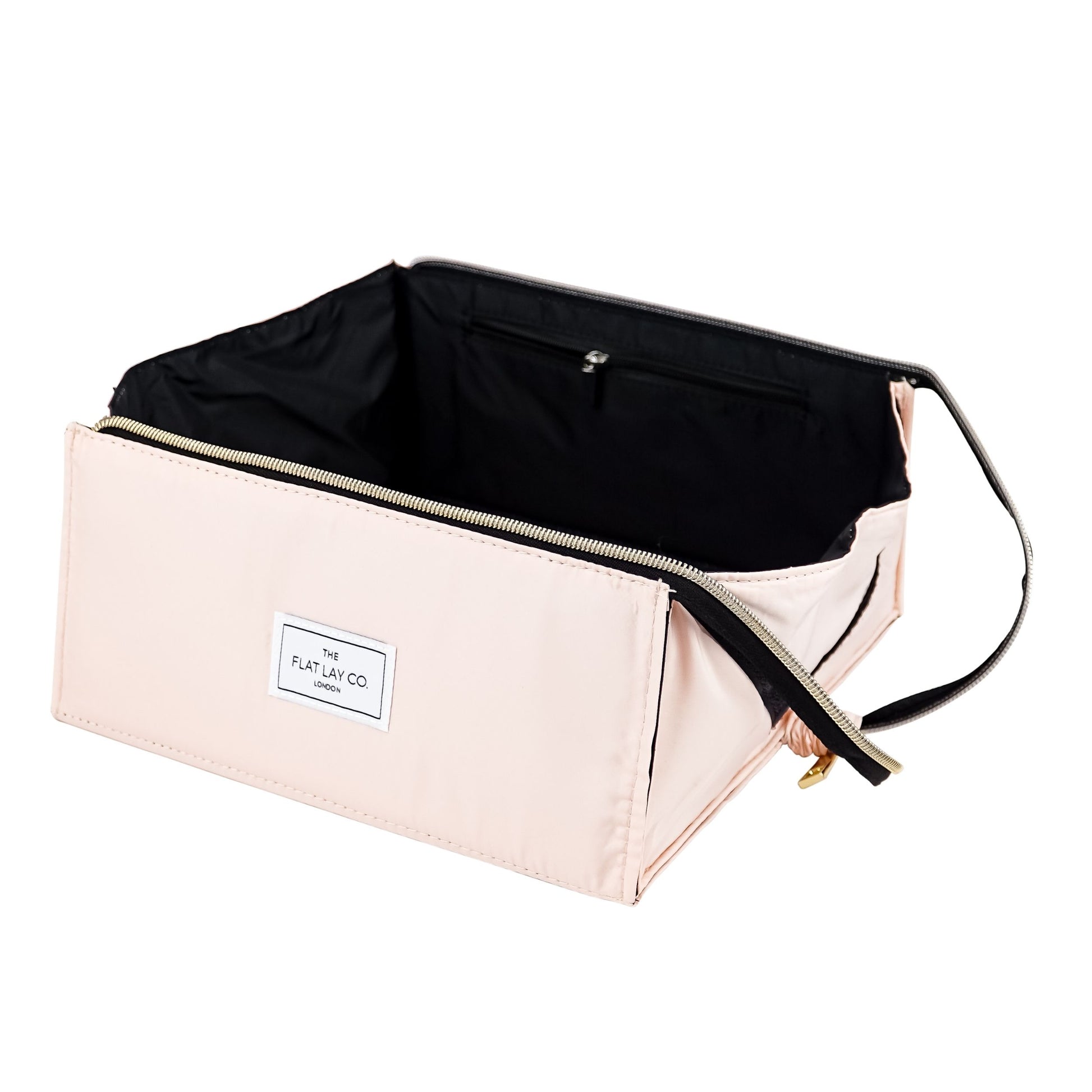 XXL Flat Lay Makeup Box Bag - Blush Pink